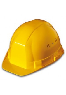 casque de chantier jaune