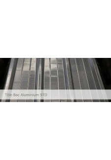 tôle bac aluminium std -prix/m